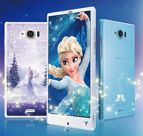 アナ雪ファンは大注目!「Disney Mobile on docomo SH-02G