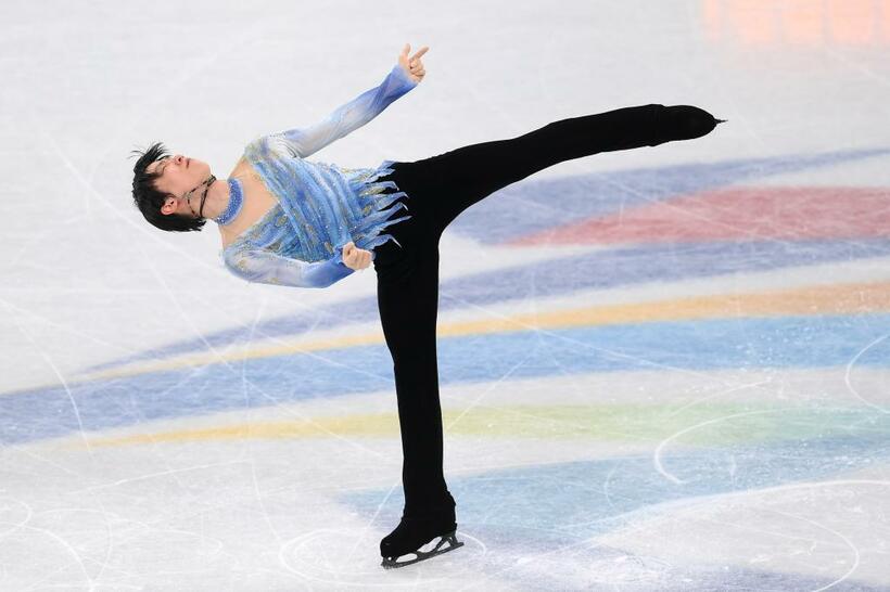 羽生結弦のＳＰの演技（gettyimages)