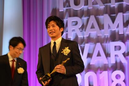 テレビ朝日系「おっさんずラブ」で東京ドラマアウォード2018の主演男優賞を受賞した田中圭さん (c)朝日新聞社