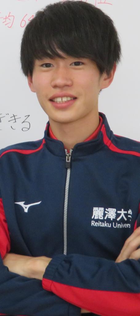 関東学生連合のメンバー、麗澤大の宮田僚=撮影・大崎百紀