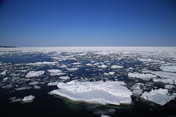 冬の流氷でも名高いオホーツク海