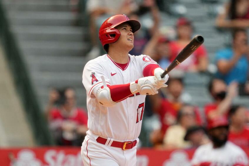 大谷翔平は1月の記者会見で「前回はけがで出られなかったので、なおさら今回しっかり出場したいという気持ちになった」と話した(写真:USA TODAY Sports/ロイター/アフロ)