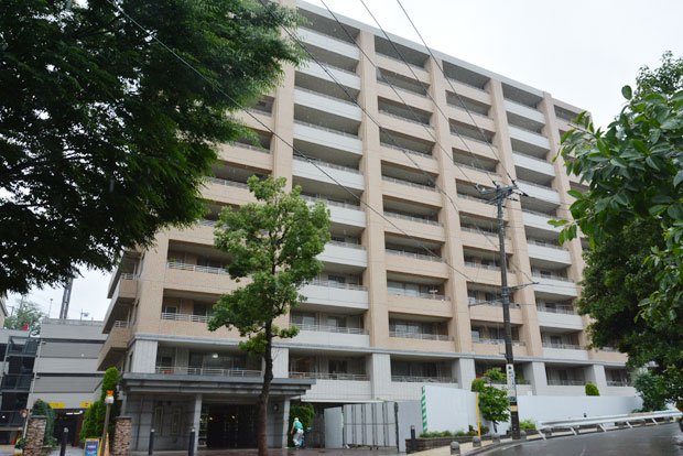 施工ミスが発覚した横浜パークスクエア三ツ沢公園　（c）朝日新聞社　＠＠写禁