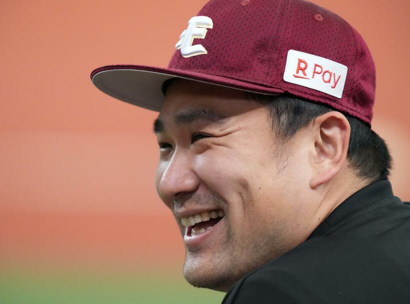 楽天の田中将大（c）朝日新聞社