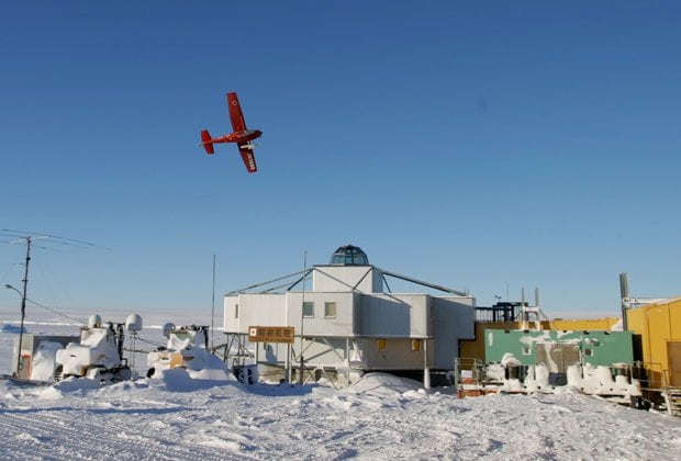 昭和基地の建物や機械は、南極の極寒や暴風にも耐え得る技術を追求した集大成だ　（ｃ）朝日新聞社　＠＠写禁