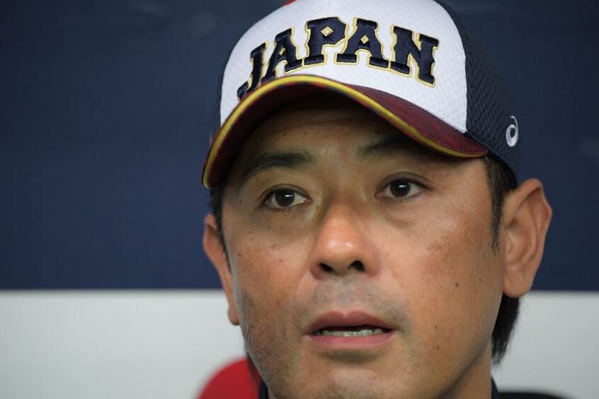 侍ジャパンの稲葉篤紀監督(C)朝日新聞社