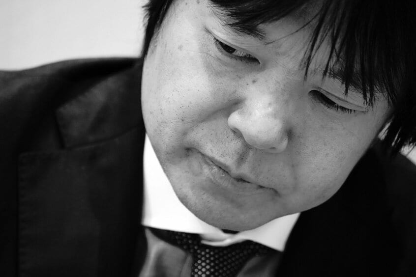 藤井猛九段=2025年3月5日、東京都渋谷区の将棋会館