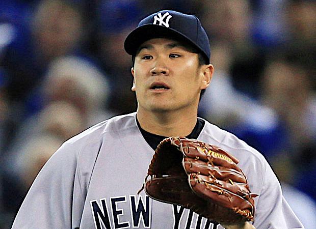 ヤンキースの田中将大 (c)朝日新聞社