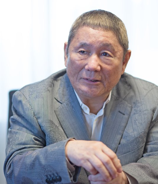 オリジナルで勝負する北野武監督(c)朝日新聞社