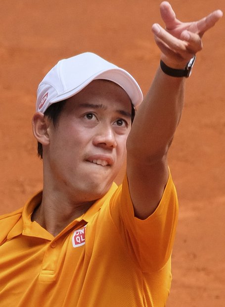 イタリア国際3回戦への進出が決まった錦織圭（写真:Getty Images）