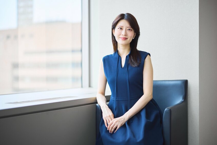 郡司恭子さん／ぐんじ・きょうこ　1990年生まれ、東京都出身。慶応義塾大学卒業後、2013年に日本テレビ入社。22年9月、日本テレビの新規事業としてアパレルブランド「Audire（アウディーレ）」を立ち上げた　(photo 写真映像部・佐藤創紀）