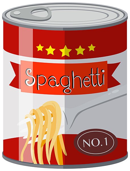 スパゲティ缶詰が、ゆで置きの由来？