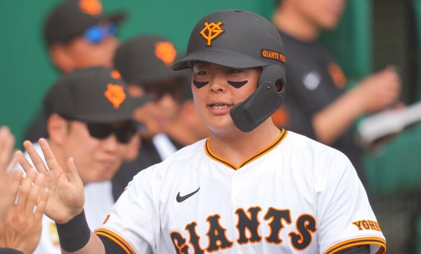 巨人の山瀬慎之助(日刊スポーツ)