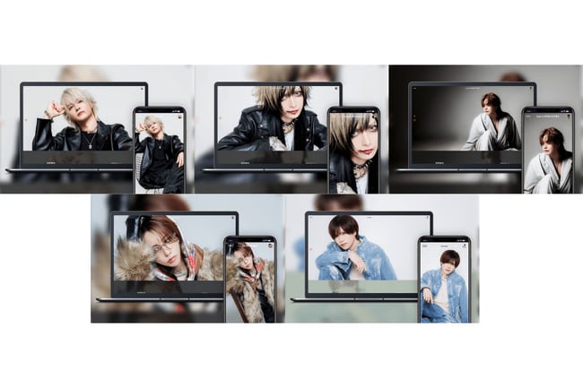 写真・図版（1枚目）| 「Bitfan」にて、ビジュアル系バンド・零[Hz]のメンバー5名のオフィシャルファンクラブをオープン！