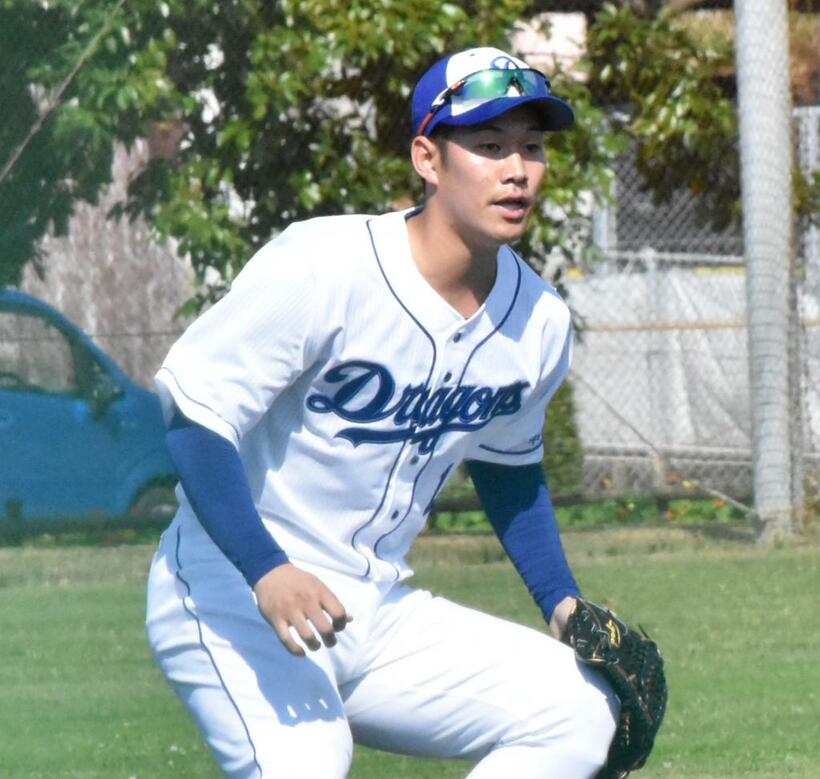 オフのトレードで中日からDeNAに移籍した京田陽太※画像は中日時代のもの