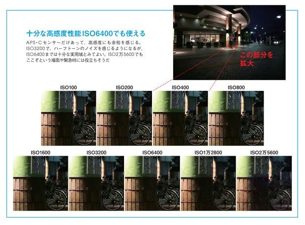 十分な高感度性能ISO6400でも使える