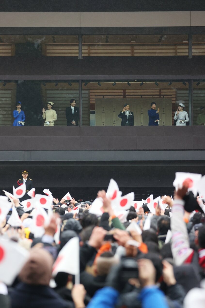 2024月2月23日、宮殿東庭、代表撮影/JMPA