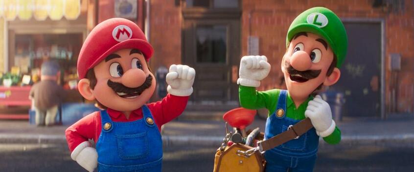 映画「ザ・スーパーマリオブラザーズ・ムービー」の一場面(c)2023 Nintendo and Universal Studios