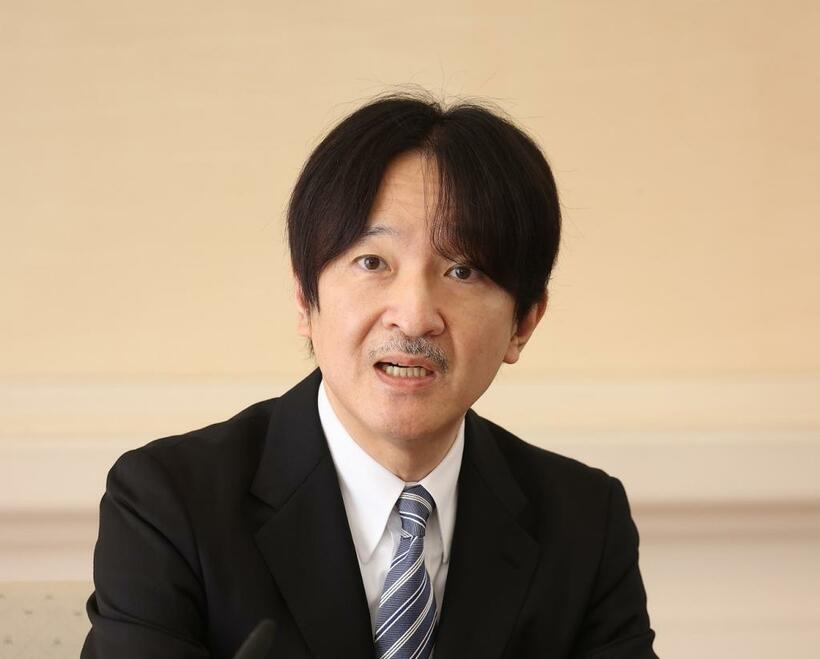 秋篠宮さま（代表撮影）