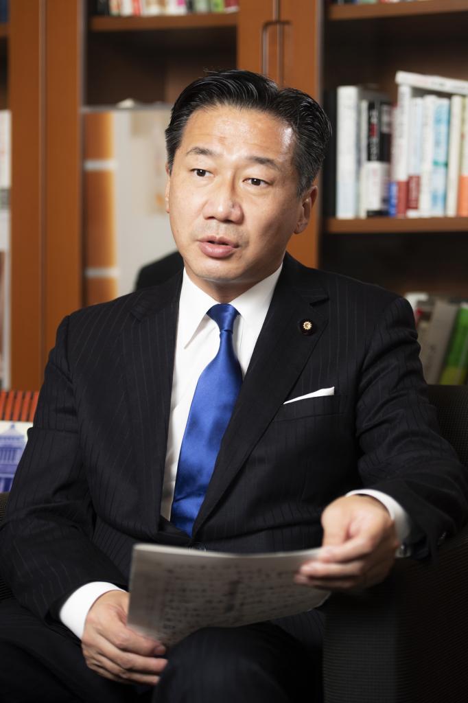 福山哲郎（ふくやま・てつろう）／1962年生まれ。98年参院選で京都選挙区から初当選。民主党政権時には内閣官房副長官。2017年の立憲民主党結成に参画し現職（撮影／写真部・高野楓菜）