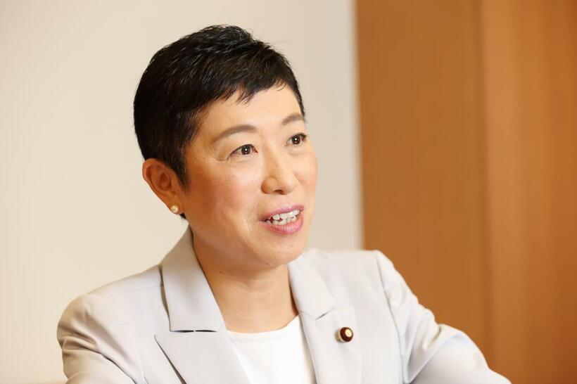 辻元清美（つじもと・きよみ）／１９６０年４月２８日生まれ。早稲田大学在学中にピースボートを設立。９６年の衆議院選挙で初当選。社民党、民主党、民進党を経て、立憲民主党に所属（撮影／小暮誠）